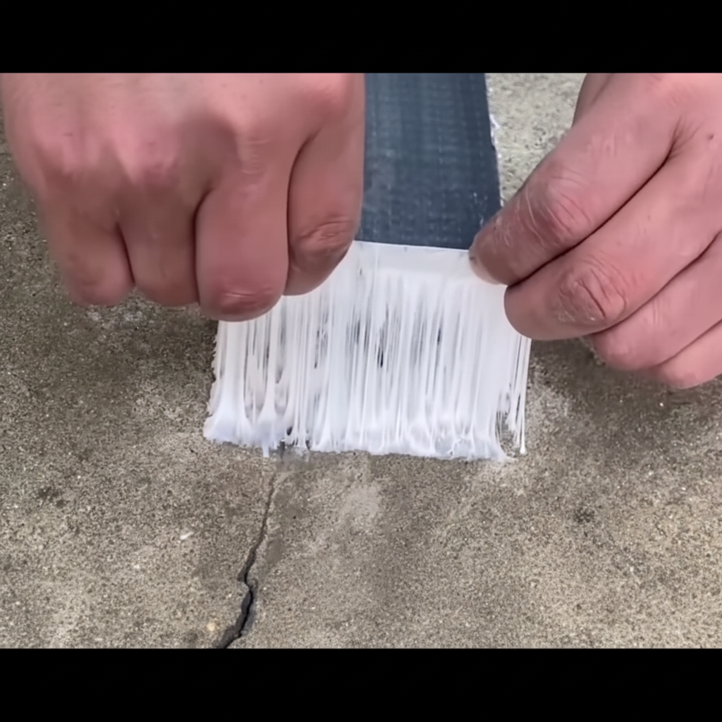 Dezlipire bandă adezivă pe beton