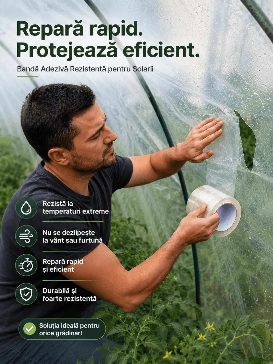Bandă Reparare Folie Solar